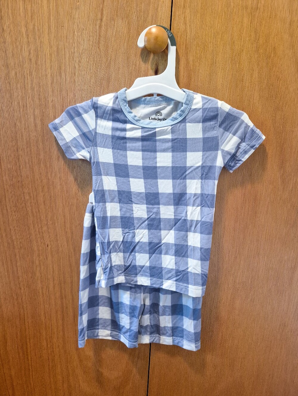 🌼$12 Blue Plaid Short Sleeve Pajamas